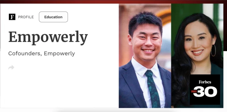 Empowerly CEO and CTO Named Forbes 30 Under 30