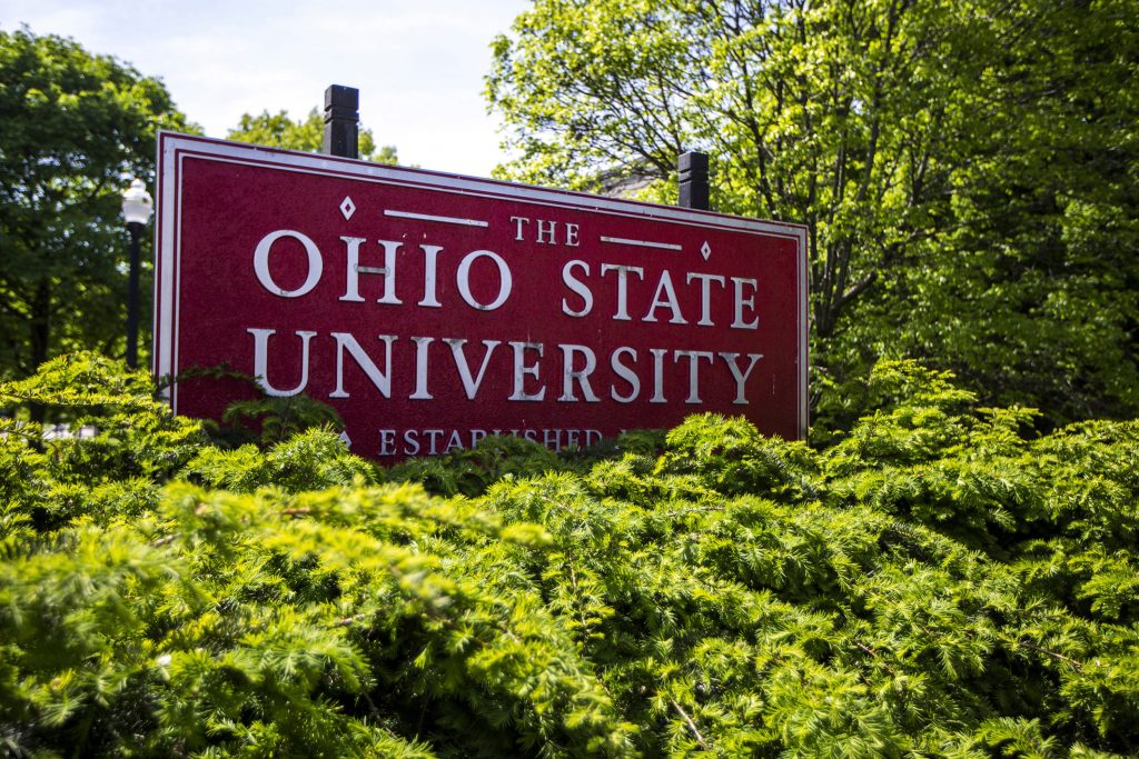 Ohio State University Campus Sign