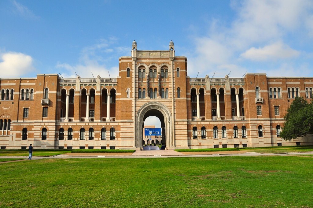 Image of a building at Rice University