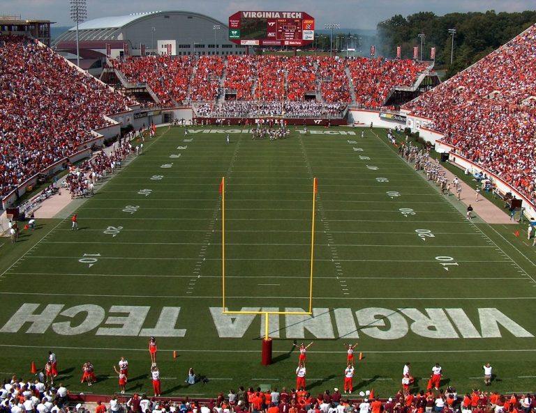 Image of the Virginia Tech stadium