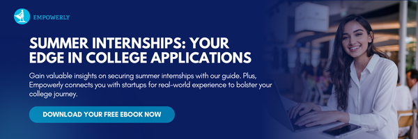 Summer internships: your edge in college applications. Click to download your free ebook now.