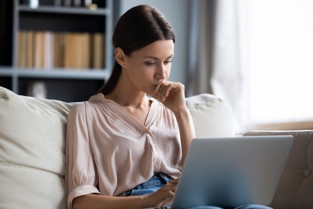 working at home