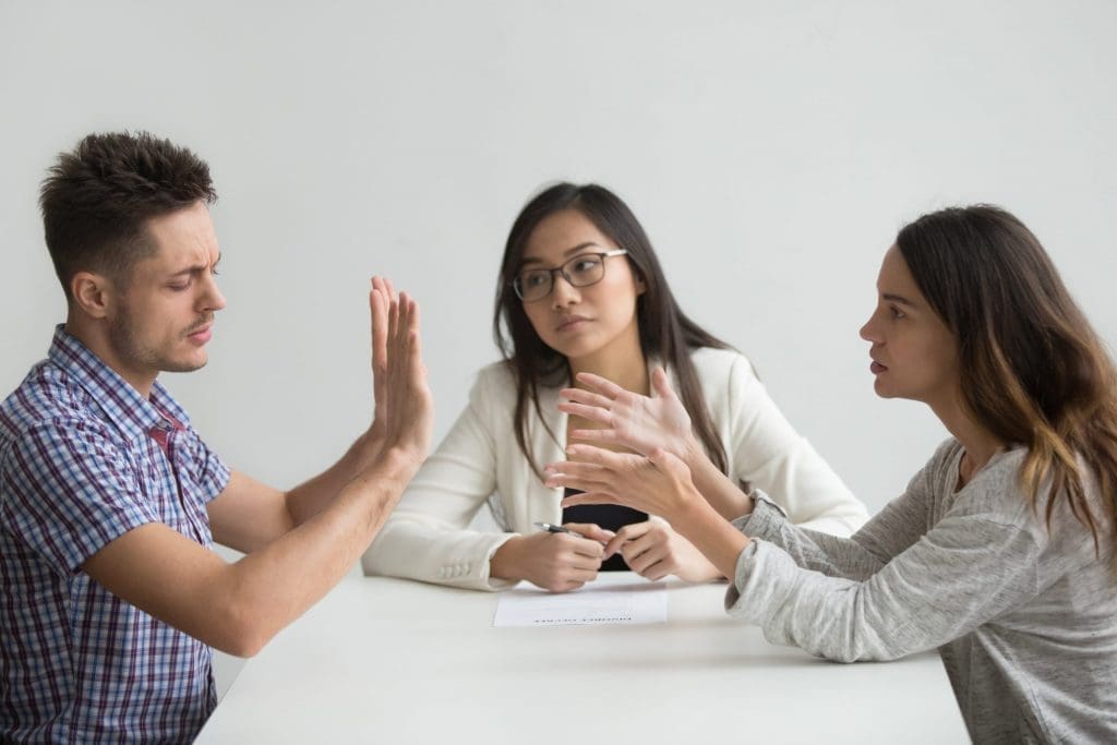 couple arguing