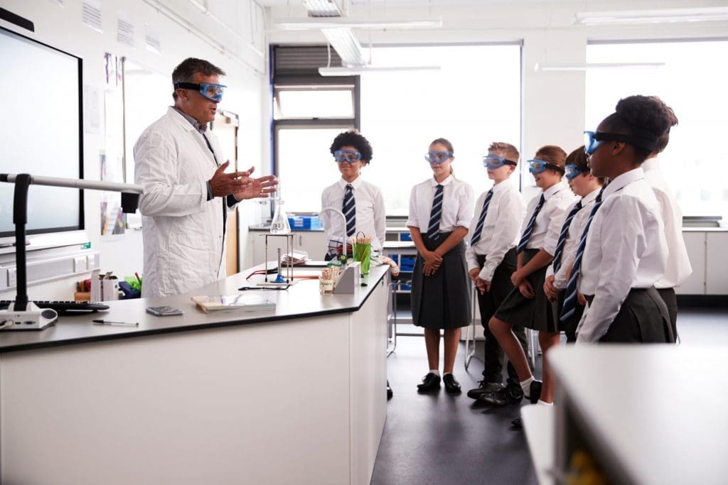 highschool science class