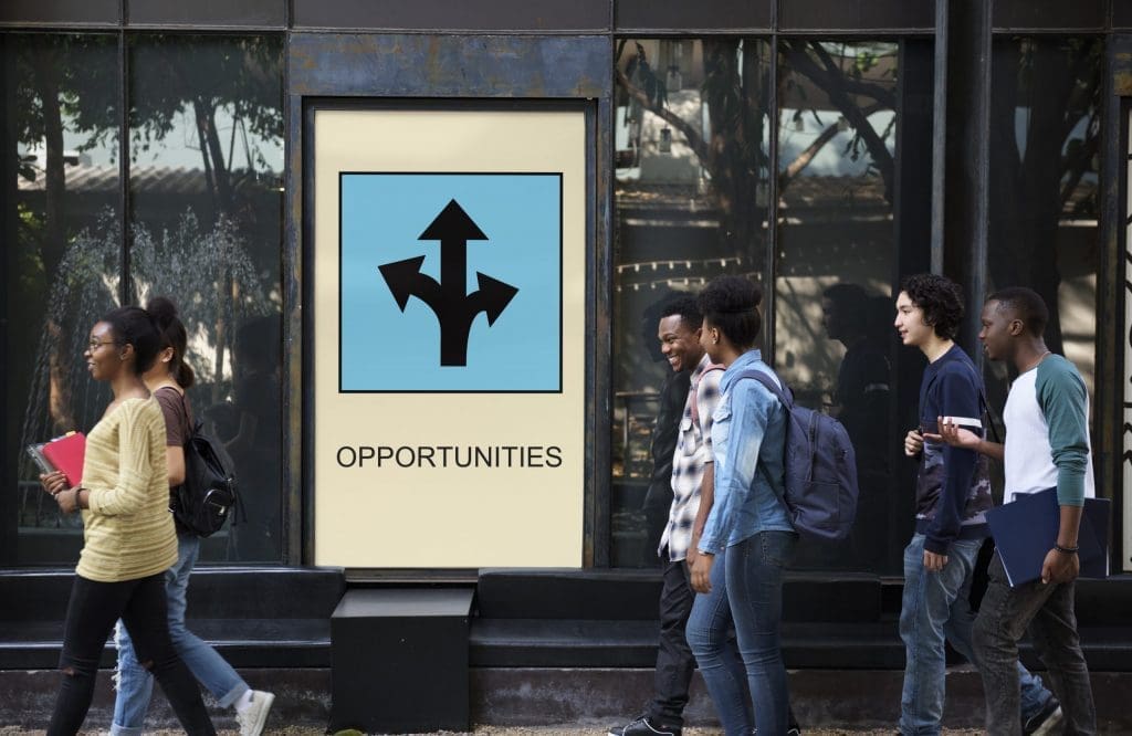 Student facing decisions in high school for opportunities