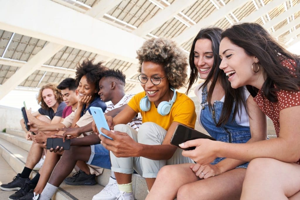 international students outside