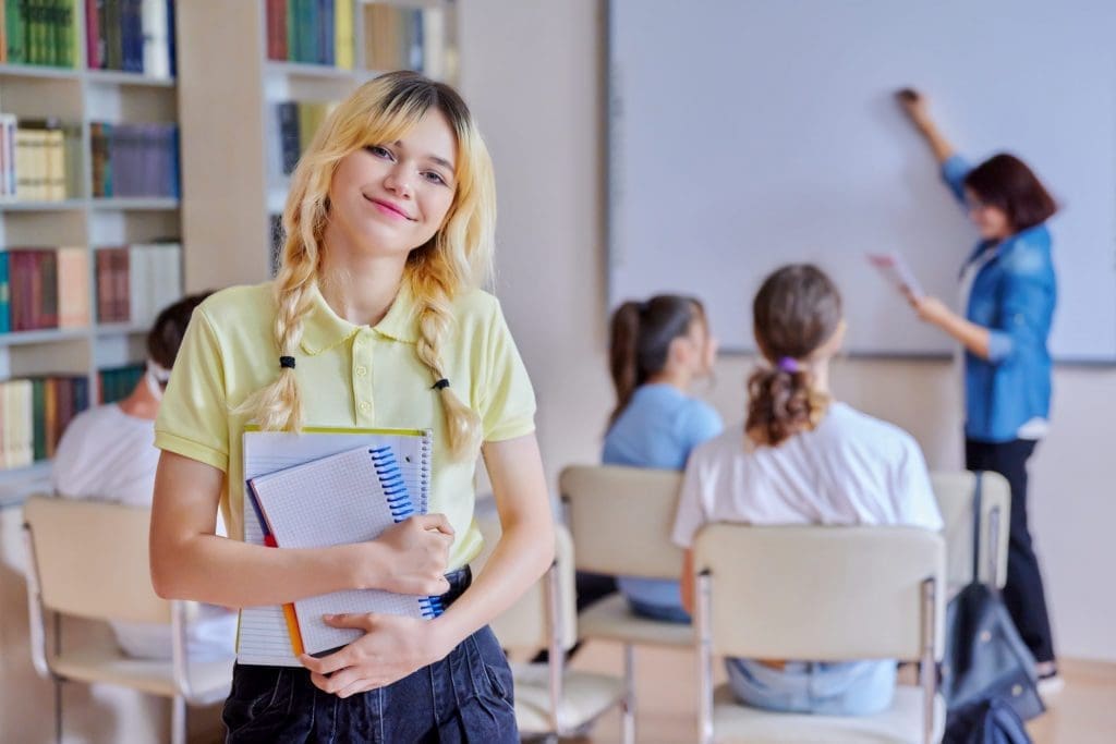 students in classroom