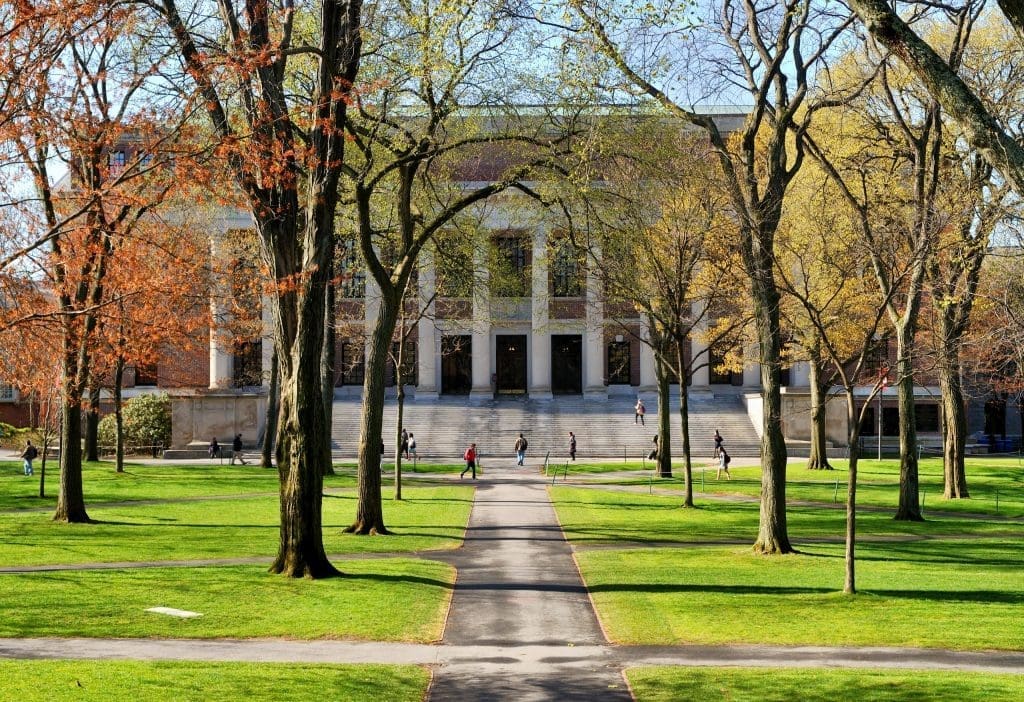 College campus admissions office