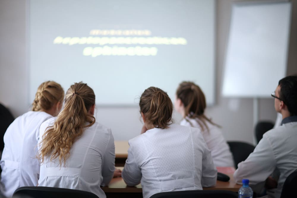 medical students in lecture