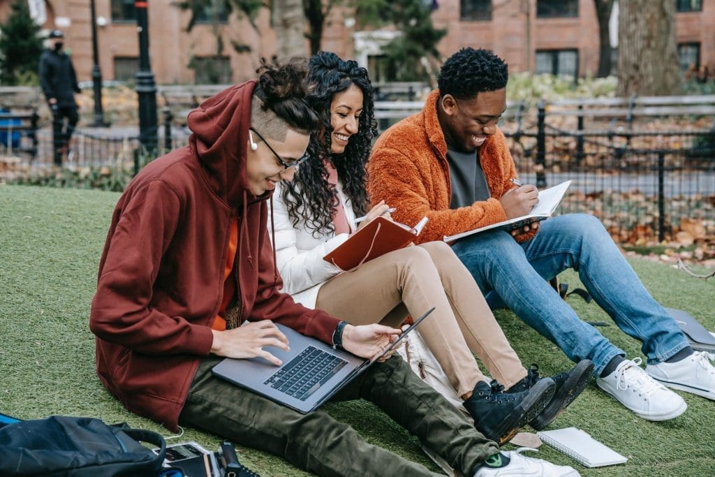 students outside university