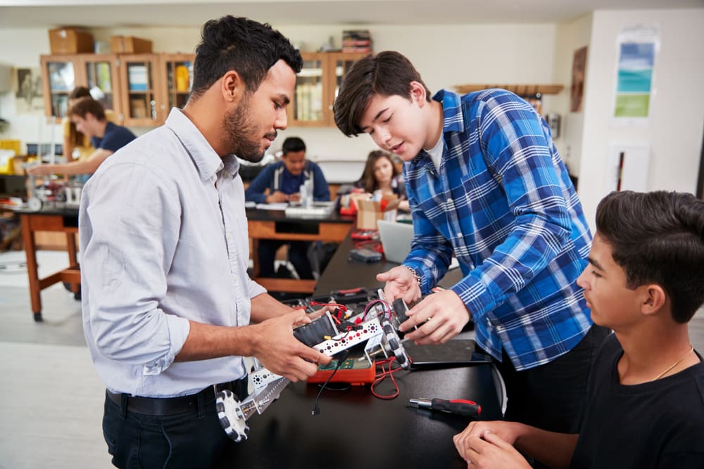 Engineer students