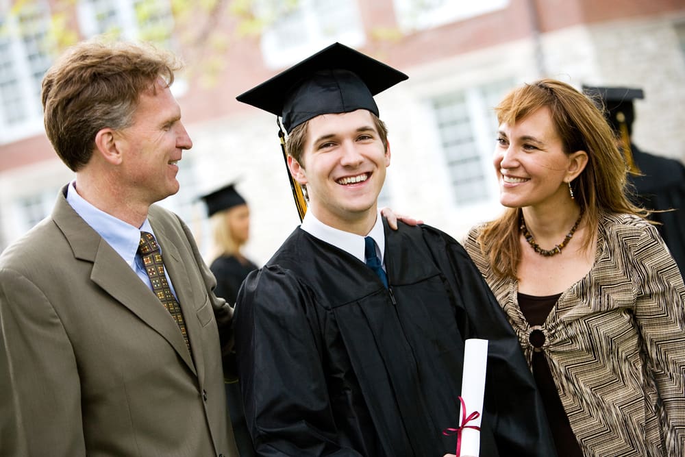 Student at graduation