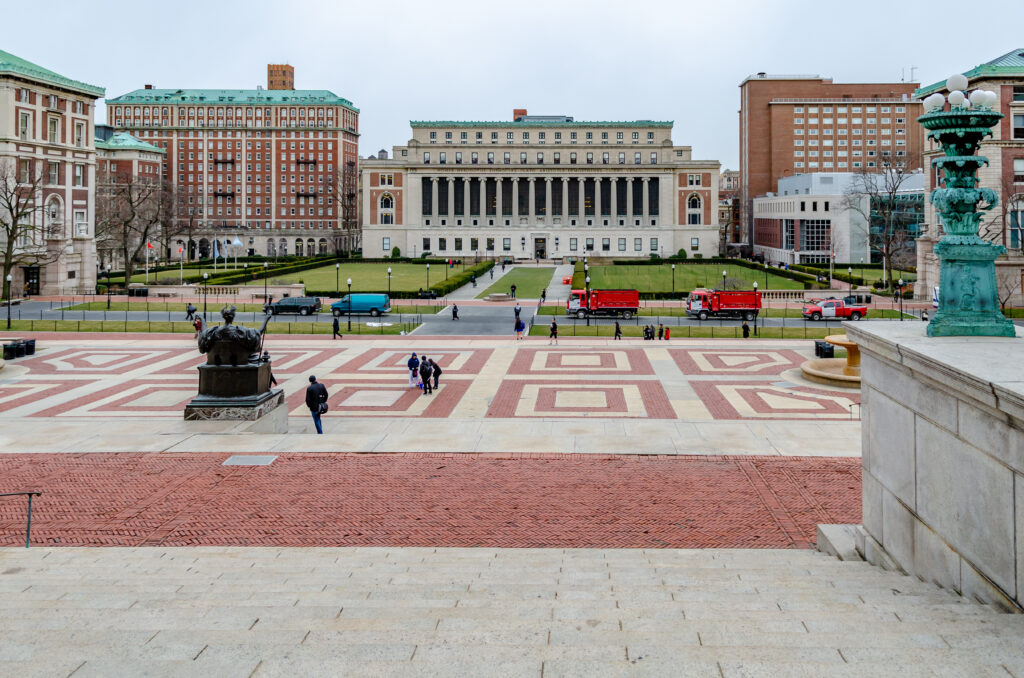 Columbia University in New York, which shares a campus with Barnard College