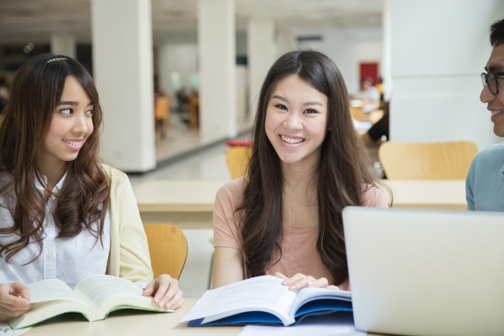 Sophomore students studying to improve GPA