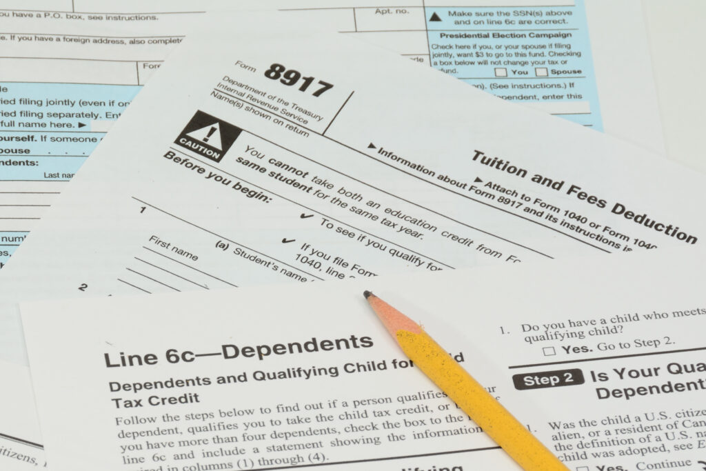 College financial aid forms