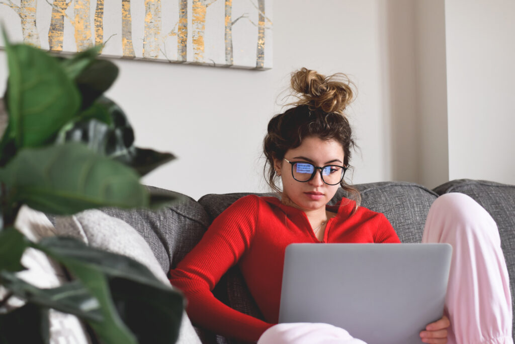 High school student building a productive after-school study routine with good habits